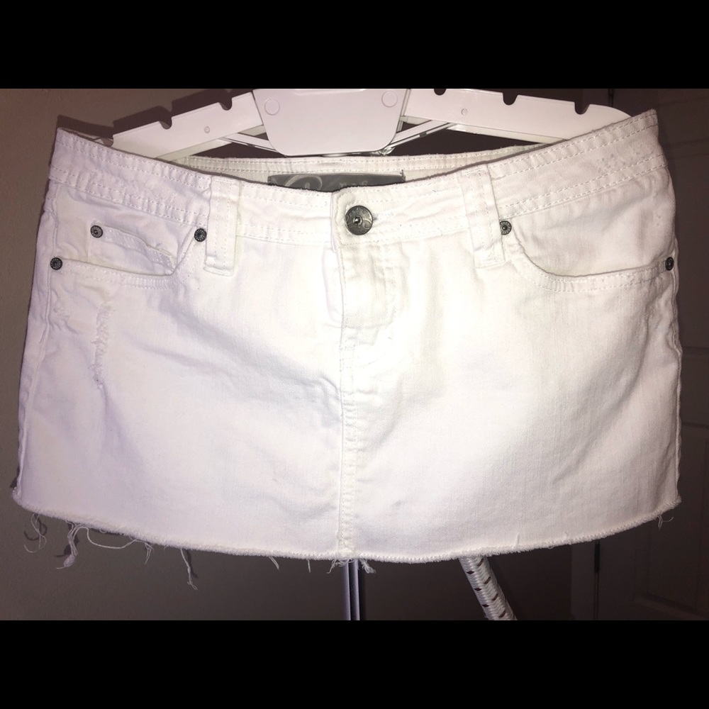 White Refuge Jean skirt
